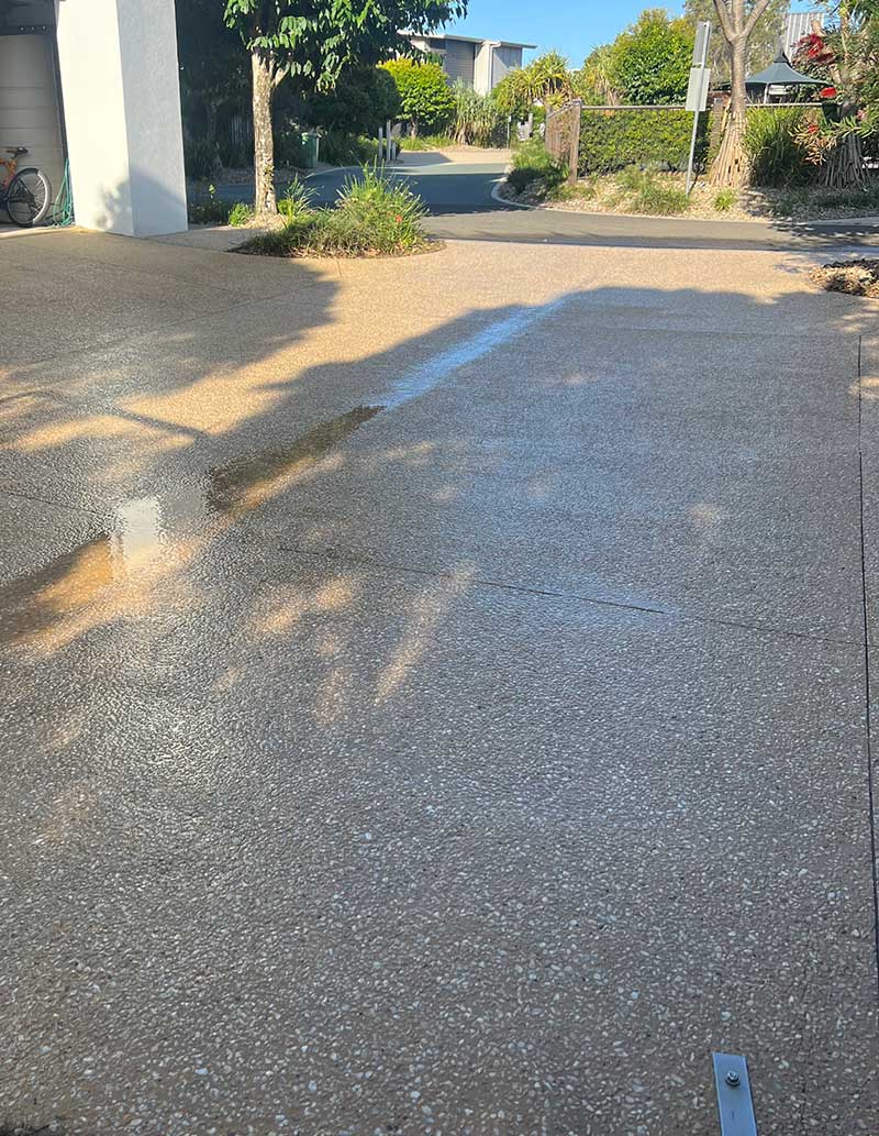 After Drivaway Pressure Cleaning Sunshine Coast