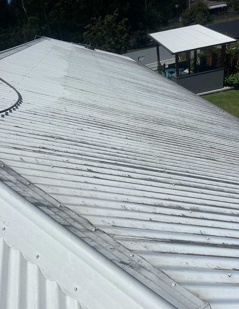 Before Roof Pressure Cleaning Sunshine Coast
