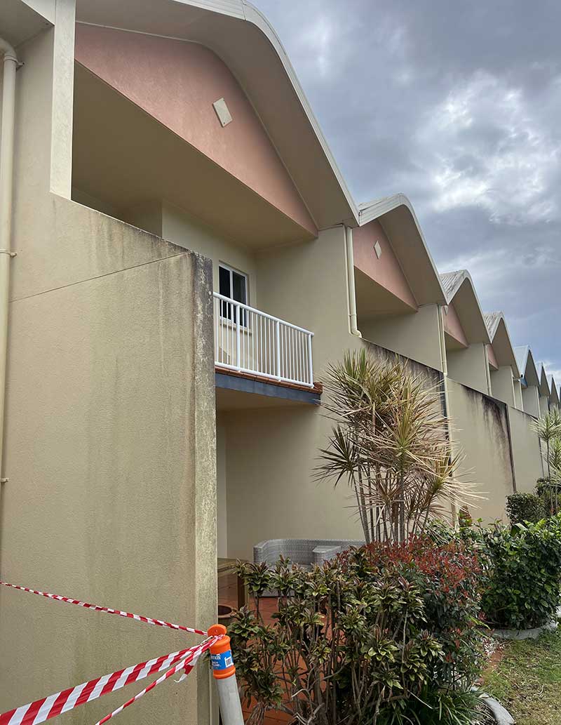 Before terracotta roof cleaning sunshine coast