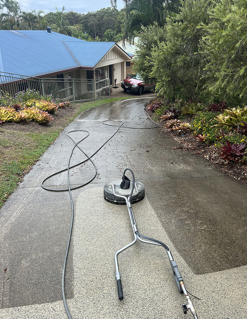 Before High Pressure Cleaning Sunshine Coast