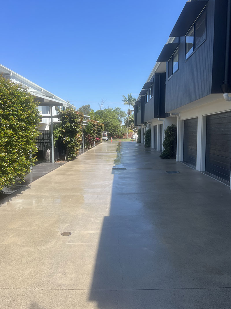 Afte Concrete Cleaning